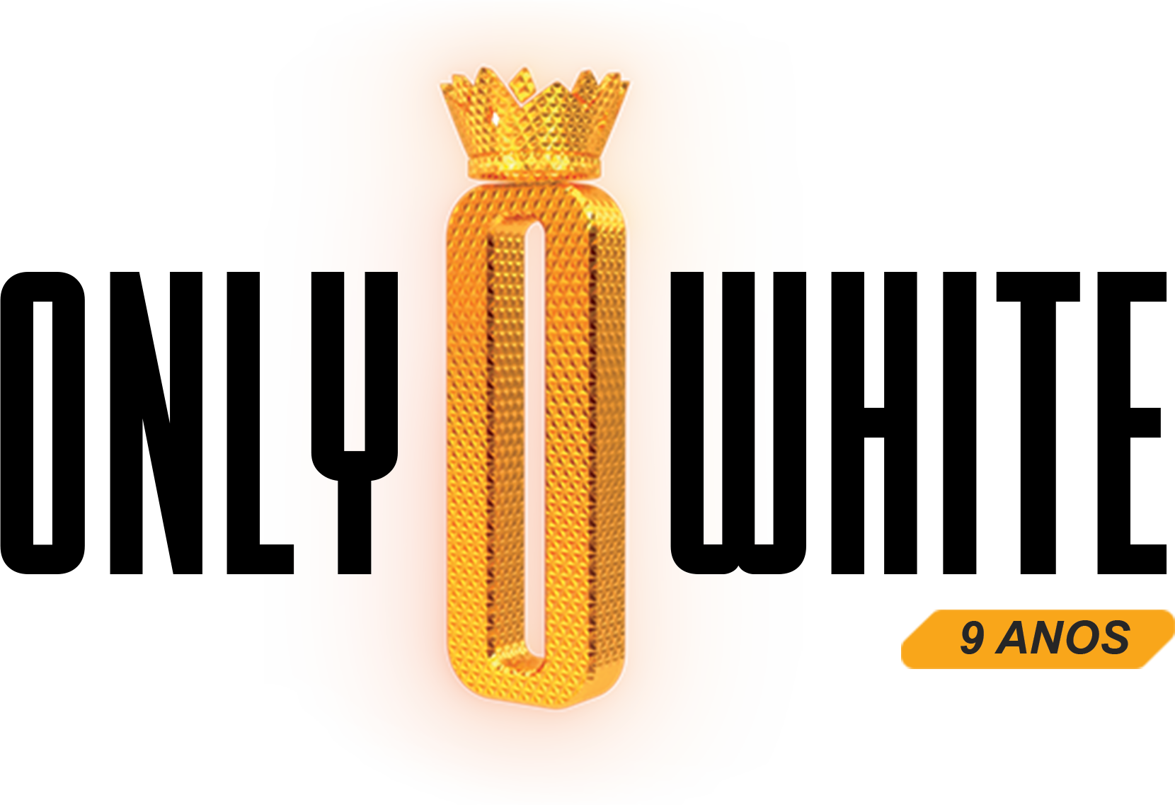 Logo Only White 9 anos